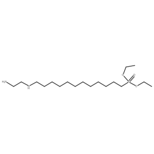 Diethyl-12-[(aminoethyl)amino]dodecylphosphonate Structure