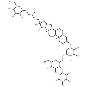 Trigofoenoside F结构式