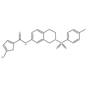 5-bromo-N-(2-tosyl-1,2,3,4-tetrahydroisoquinolin-7-yl)furan-2-carboxamide Structure