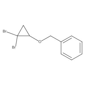 [[(2,2-Dibromocyclopropyl)oxy]methyl]benzene结构式