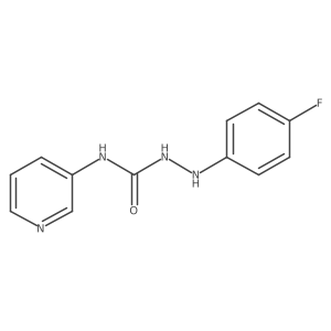 2-(4-Fluorophenyl)-N-3-pyridinylhydrazinecarboxamide Structure