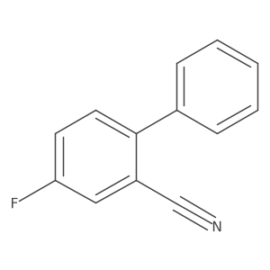 2-Cyano-4-fluorobiphenyl Structure