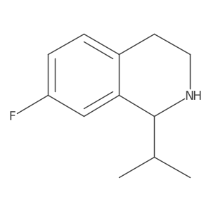 7-Fluoro-1-(propan-2-yl)-1,2,3,4-tetrahydroisoquinoline Structure