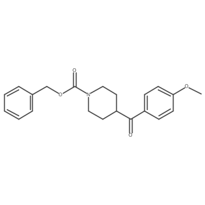 Benzyl 4-(4-methoxybenzoyl)piperidine-1-carboxylate Structure