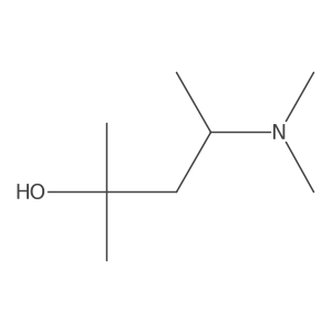 4-(Dimethylamino)-2-methyl-2-pentanol Structure