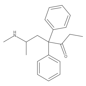 6-(Methylamino)-4,4-diphenyl-heptan-3-one Structure