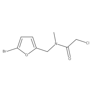 N-[(5-bromofuran-2-yl)methyl]-2-chloro-N-methylacetamide Structure