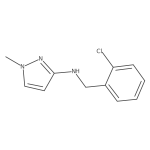 N-[(2-chlorophenyl)methyl]-1-methyl-pyrazol-3-amine Structure