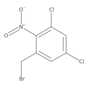 1-(Bromomethyl)-3,5-dichloro-2-nitrobenzene结构式