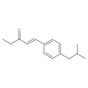 Methyl (E)-3-(4-isopropoxyphenyl)acrylate Structure