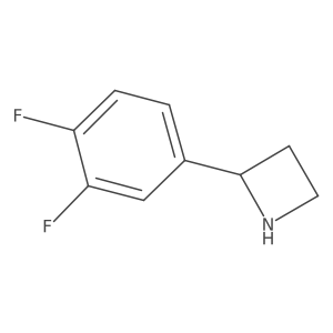 2-(3,4-Difluorophenyl)azetidine Structure