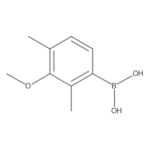 (3-Methoxy-2,4-dimethylphenyl)boronic acid结构式