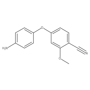4-(4-Aminophenoxy)-2-methoxybenzonitrile Structure