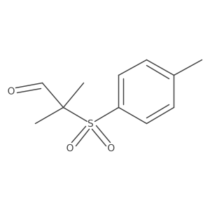 2-Methyl-2-(4-methylbenzenesulfonyl)propanal结构式