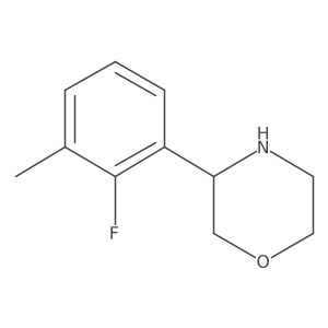 3-(2-Fluoro-3-methylphenyl)morpholine结构式