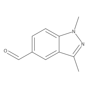 1,3-Dimethyl-1H-indazole-5-carbaldehyde Structure