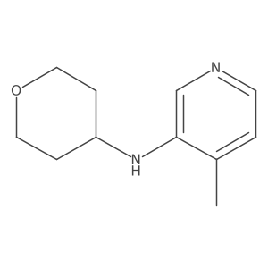 4-methyl-N-(oxan-4-yl)pyridin-3-amine结构式