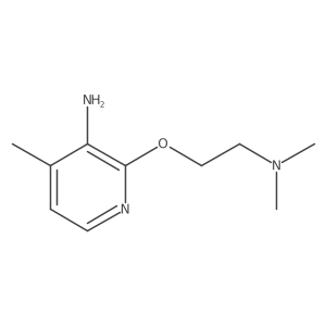 2-[2-(Dimethylamino)ethoxy]-4-methyl-3-pyridinamine结构式