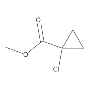 Methyl 1-chlorocyclopropanecarboxylate Structure