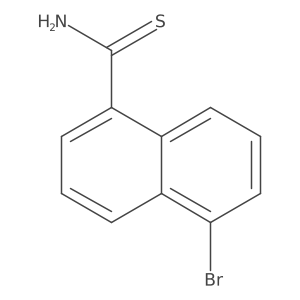 5-Bromonaphthalene-1-carbothioamide Structure