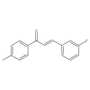 (2E)-3-(3-Fluorophenyl)-1-(4-methylphenyl)prop-2-en-1-one Structure