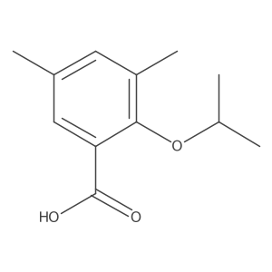 2-Isopropoxy-3,5-dimethylbenzoic acid结构式