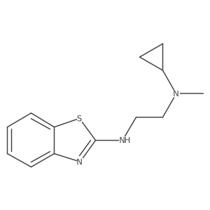 n1-(Benzo[d]thiazol-2-yl)-n2-cyclopropyl-n2-methylethane-1,2-diamine Structure