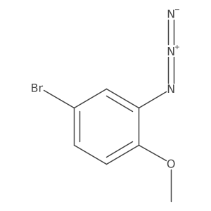 2-Azido-4-bromo-1-methoxybenzene Structure