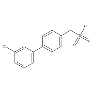[1,1a(2)-Biphenyl]-4-methanesulfonyl chloride, 3a(2)-chloro- Structure