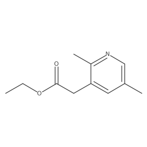 Ethyl (2,5-dimethylpyridin-3-YL)acetate Structure