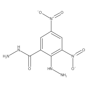 2-Hydrazinyl-3,5-dinitrobenzohydrazide Structure