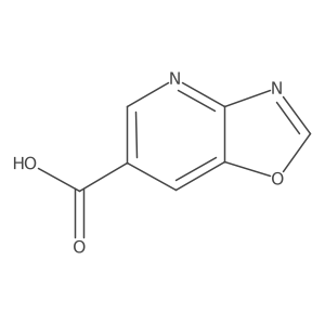 Oxazolo[4,5-b]pyridine-6-carboxylic acid Structure