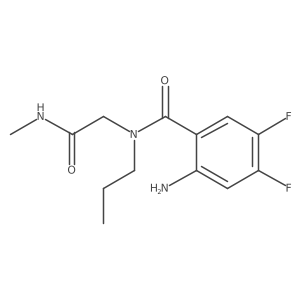Benzamide, 2-amino-4,5-difluoro-N-[2-(methylamino)-2-oxoethyl]-N-propyl- Structure