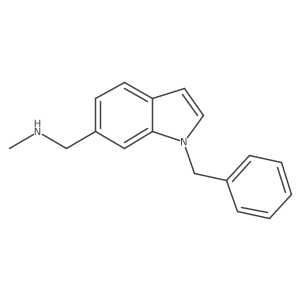 [(1-Benzyl-1H-indol-6-yl)methyl](methyl)amine Structure