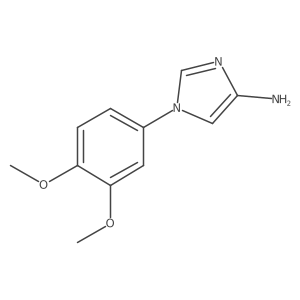 1-(3,4-Dimethoxyphenyl)-1H-imidazol-4-amine Structure