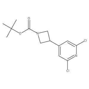 Tert-butyl 3-(2,6-dichloropyridin-4-yl)azetidine-1-carboxylate Structure