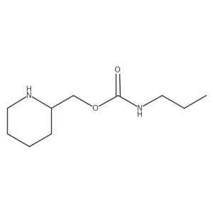 Piperidin-2-ylmethylN-propylcarbamate结构式
