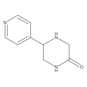 5-(Pyridin-4-YL)piperazin-2-one结构式