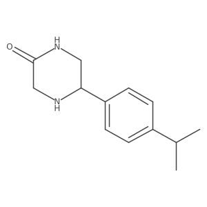 5-[4-(Propan-2-yl)phenyl]piperazin-2-one Structure