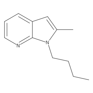 1-Butyl-2-methyl-1H-pyrrolo[2,3-b]pyridine Structure