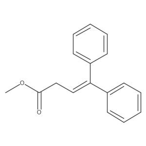 4,4-Diphenyl-3-butenoic acid methyl ester结构式