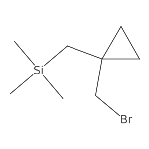{[1-(Bromomethyl)cyclopropyl]methyl}trimethylsilane结构式