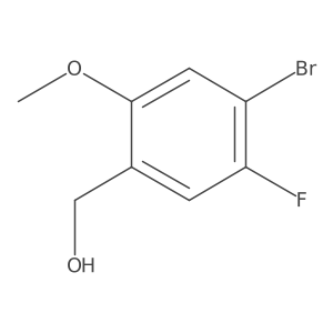 (4-Bromo-5-fluoro-2-methoxyphenyl)methanol Structure