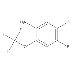 5-Chloro-4-fluoro-2-(trifluoromethoxy)aniline Structure