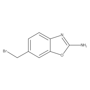 6-(Bromomethyl)benzo[d]oxazol-2-amine Structure