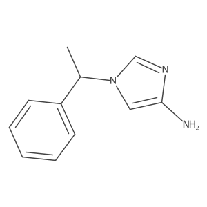 1-(1-Phenylethyl)-1H-imidazol-4-amine Structure