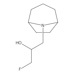 1-{8-Azabicyclo[3.2.1]octan-8-yl}-3-fluoropropan-2-ol Structure