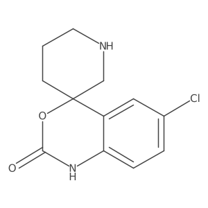 6-Chlorospiro[benzo[d][1,3]oxazine-4,3'-piperidin]-2(1H)-one Structure