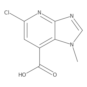 5-Chloro-1-methylimidazo[4,5-b]pyridine-7-carboxylic acid Structure