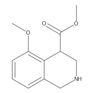 Methyl 5-methoxy-1,2,3,4-tetrahydroisoquinoline-4-carboxylate Structure